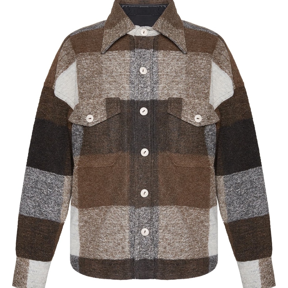 Anine Bing Bobbi Brown Flannel Jacket
